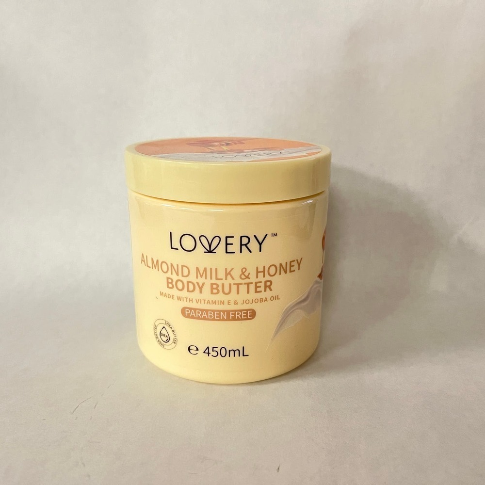 New Lovery Almond Milk & Honey Body Butter 450ml / 15.2 oz - Picture 2 of 5